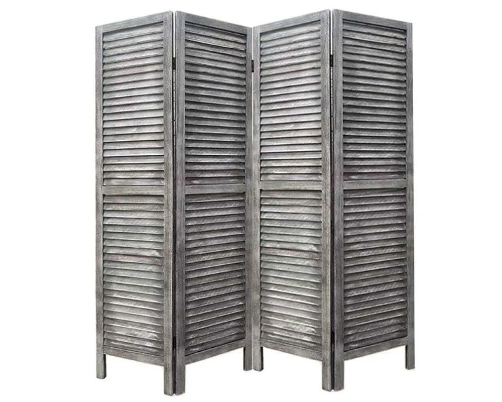 Rattan Room Divider Screen 4 Panels – 1.7M - Image 4