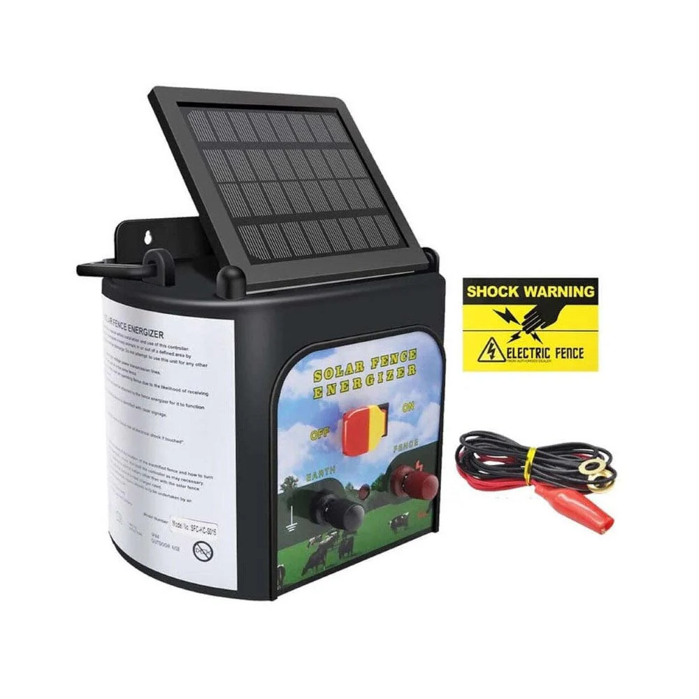 Solar Electric Fence Energizer 15kM