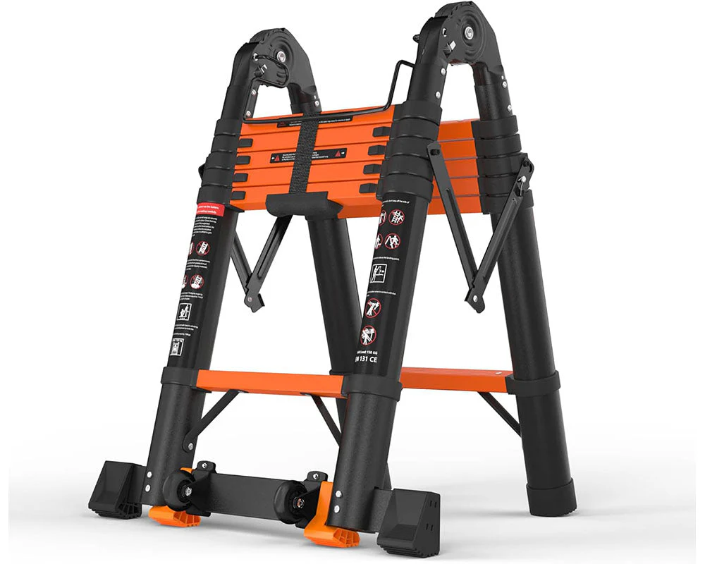 Telescopic Ladder 3.8m Aluminium Telescoping - Image 10