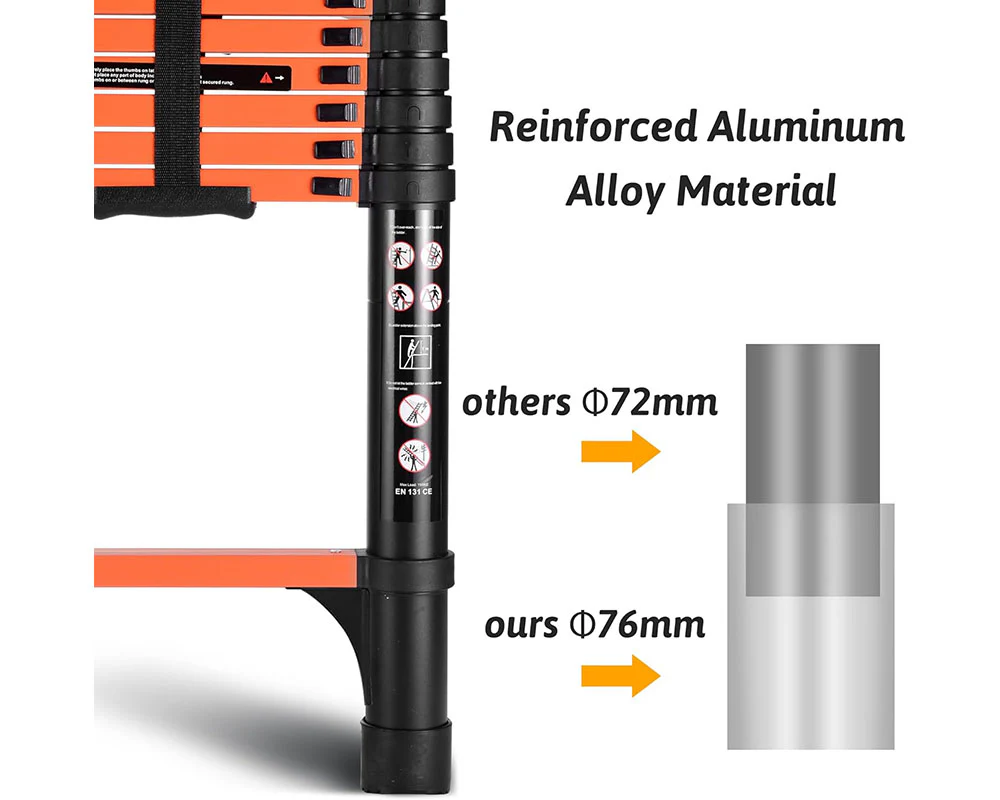 Telescopic Ladder 3.8m - Image 3