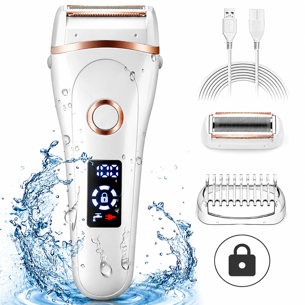 Rechargeable Electric Hair Remover Epilator Hair Shaver - Image 11