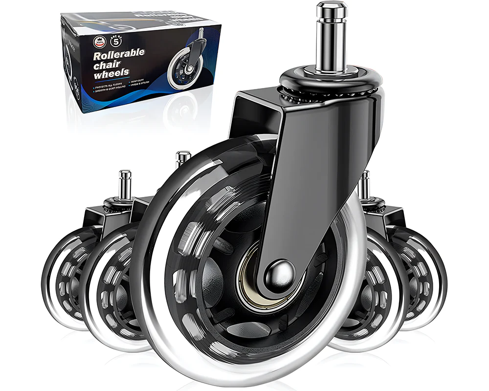 Office Chair Caster Wheels Set - Image 10