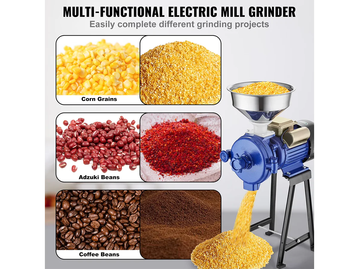 Electric Grain Mill Grinder Machine 3000W - Image 3