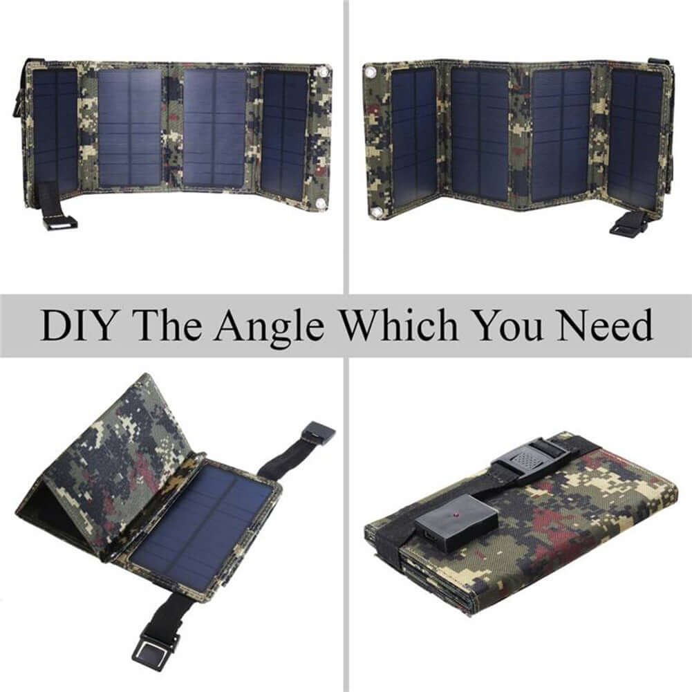 Foldable Solar Panel 30W Mobile Battery Charger - Image 2