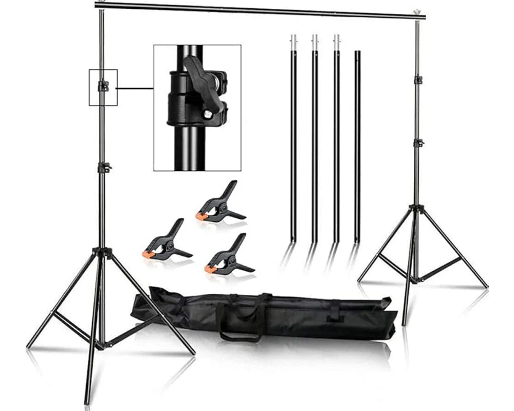 Background Backdrop Stand Adjustable Photo Studio Backdrop Stand - Image 7