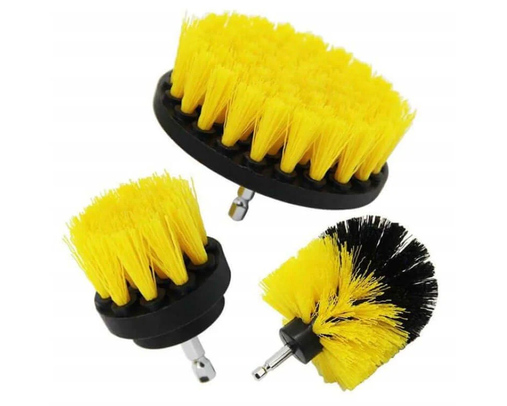Drill Brush Attachment Set Power Scrubber Brush Cleaning Kit 3pcs - Image 6