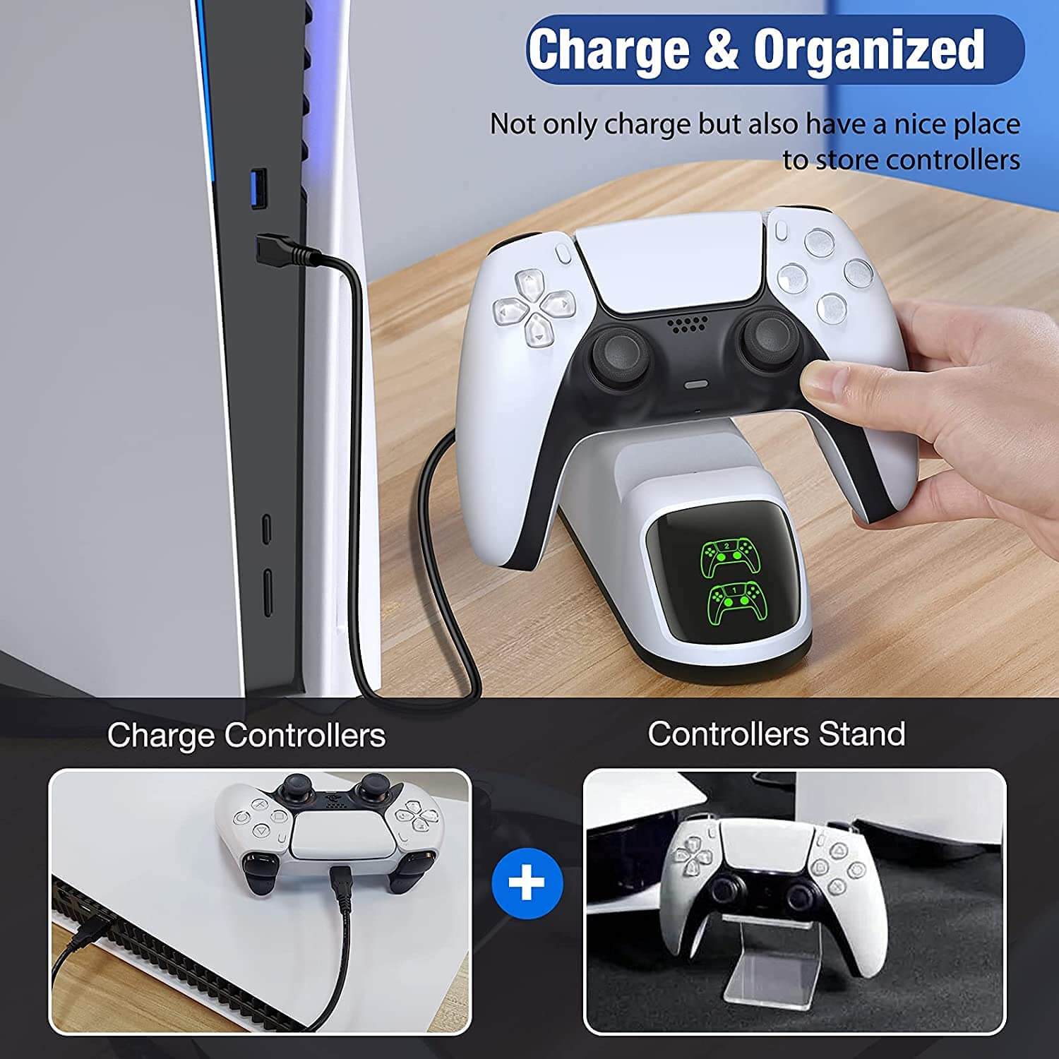 Dual Controller Charging Station for PS5 - Image 5
