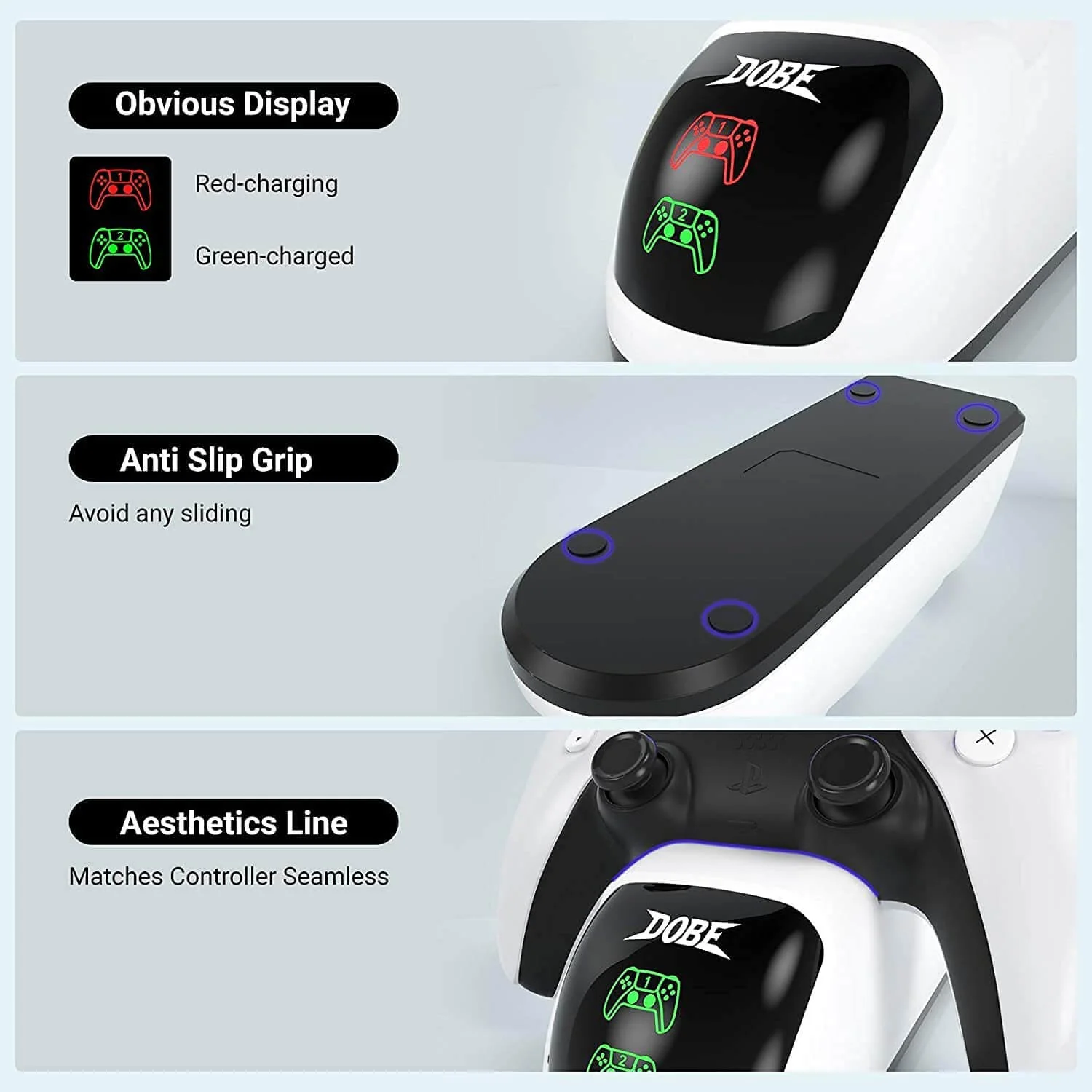 Dual Controller Charging Station for PS5 - Image 7