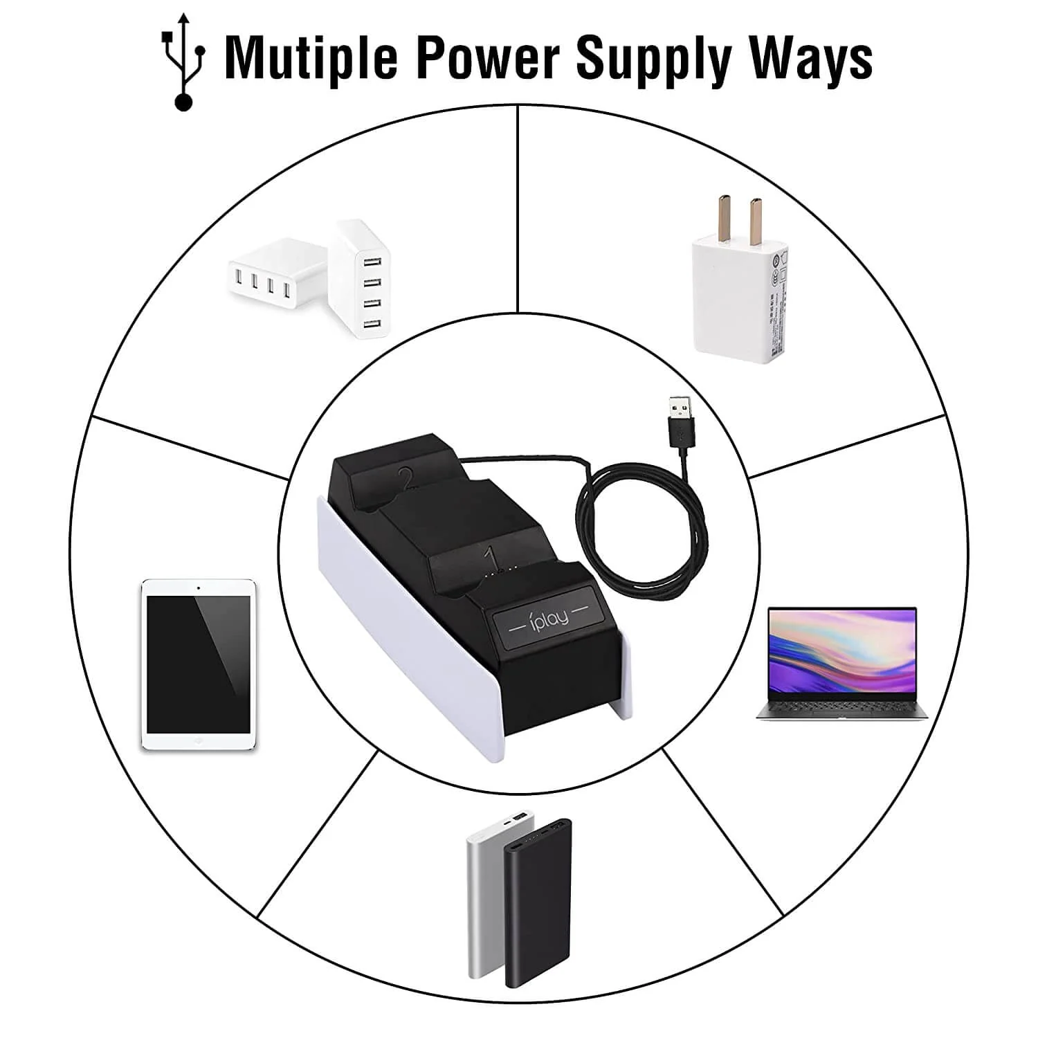 Dobe Ps5 Controller Charger Dock - Image 8