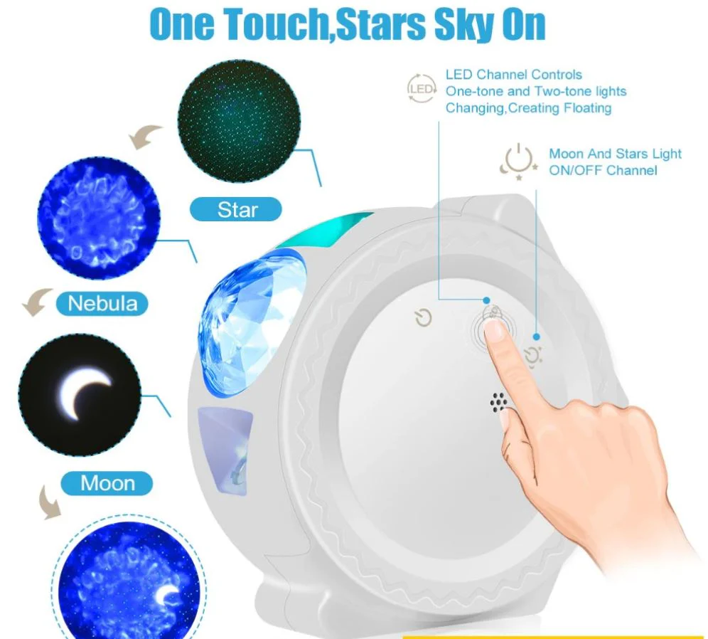 Starry Night Projector Light Night Light Projector - Image 3