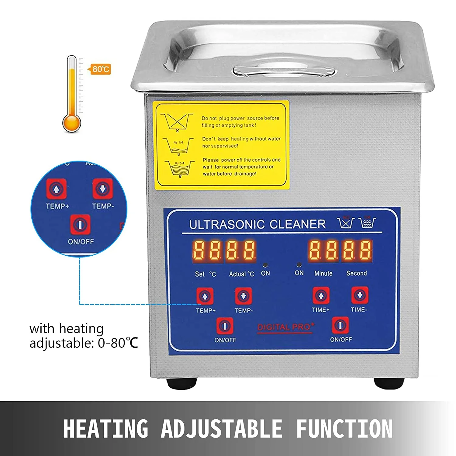 Ultrasonic Cleaner 4.5L Jewellery Cleaner with timer - Image 3