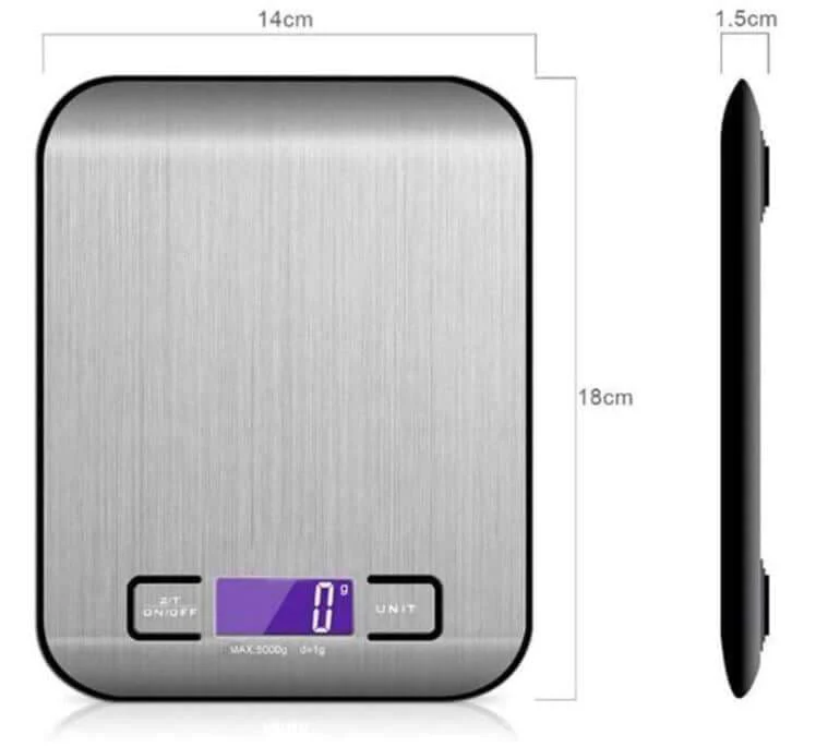 Digital Scales 10kg Stainless steel - Image 2