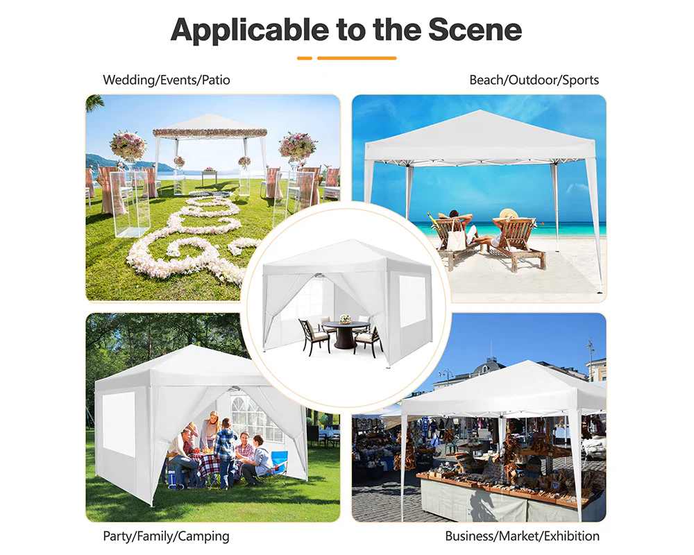 Foldable Outdoor Pop Up Gazebo 3x3M - Image 2