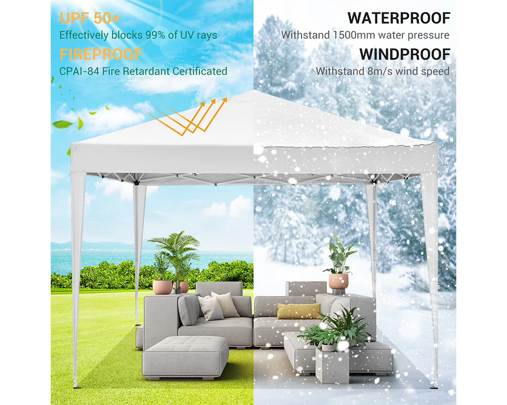 Foldable Outdoor Pop Up Gazebo 3x3M - Image 3
