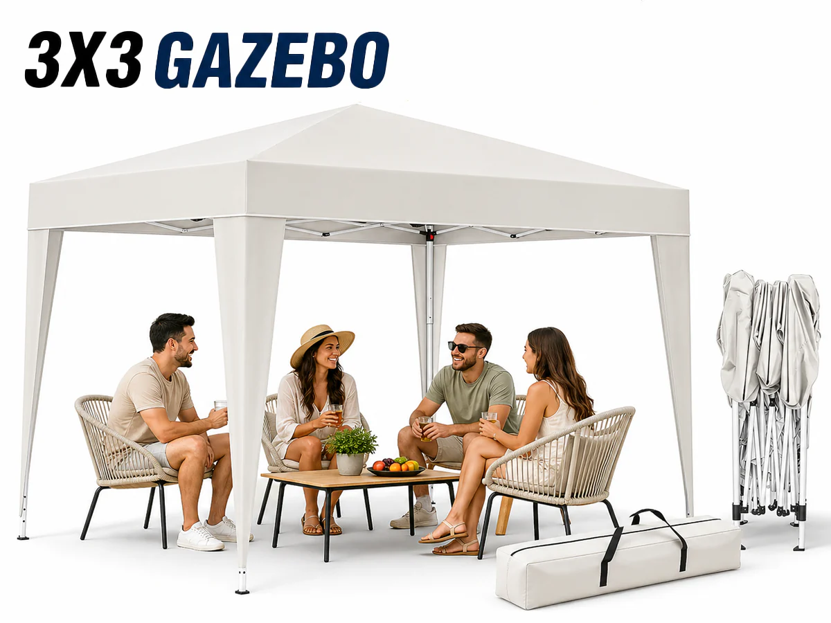 Folding Garden Gazebo 3x3M - Image 2