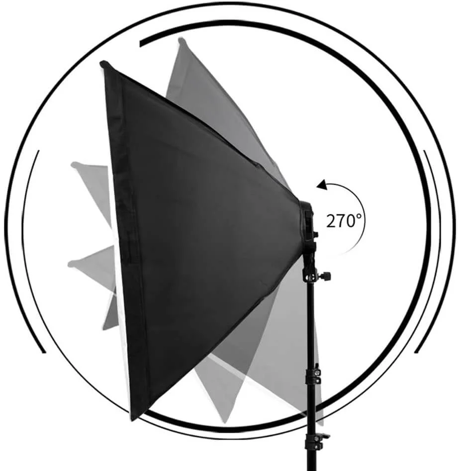 4 Head Photography Studio Lighting Kit - Image 4
