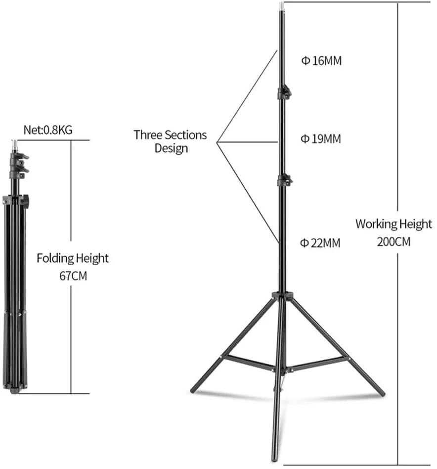 4 Head Photography Studio Lighting Kit - Image 5