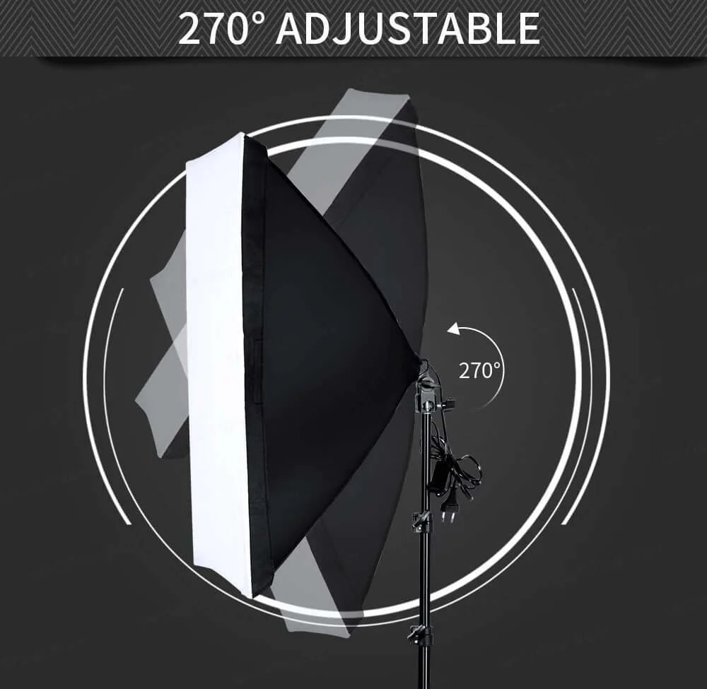4 Head Photography Studio Lighting Kit - Image 7
