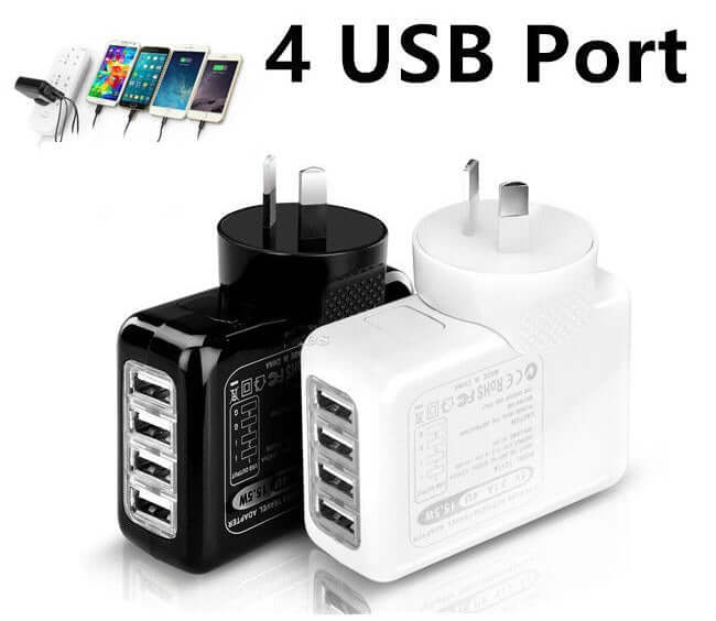 4 Port Usb Charger Nz Plug Universal Wall Charger - Image 2
