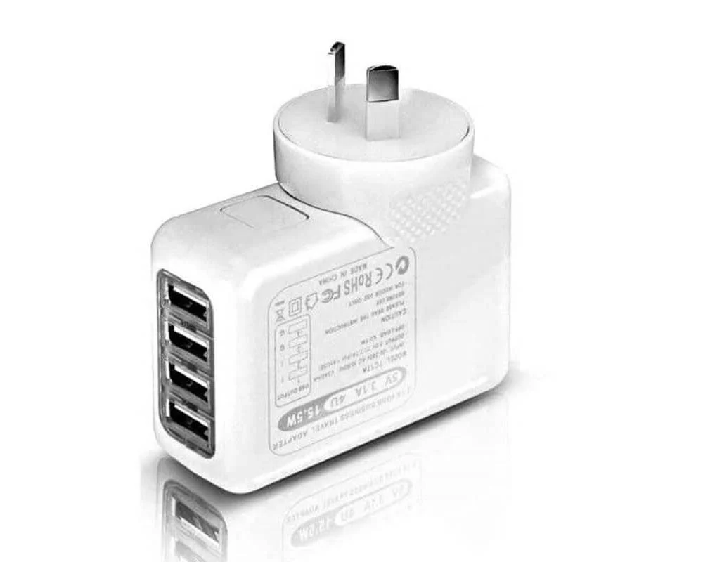 4 Port Usb Charger Nz Plug Universal Wall Charger - Image 3