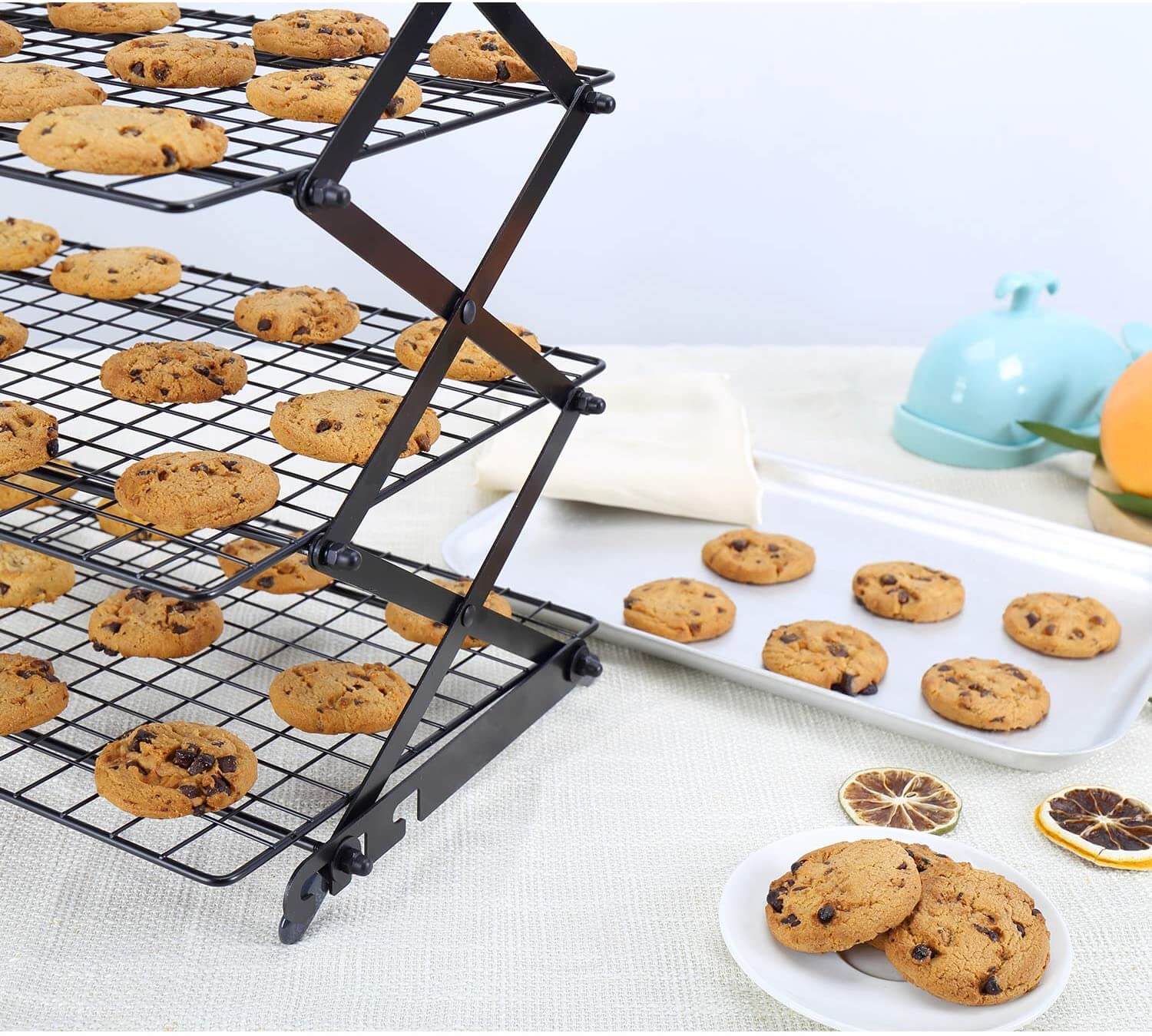 Stainless Steel Nonstick Three-Layer Baking Cooling Racks - Image 8