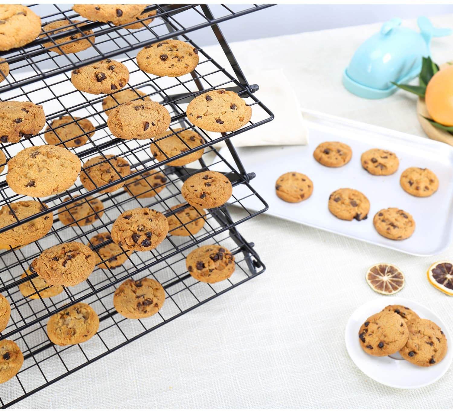 Stainless Steel Nonstick Three-Layer Baking Cooling Racks - Image 9