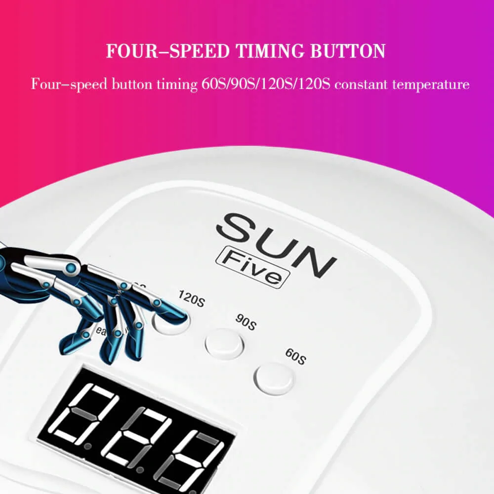 48W Nail Dryer Fast Drying Gel Nail Dryer - Image 8