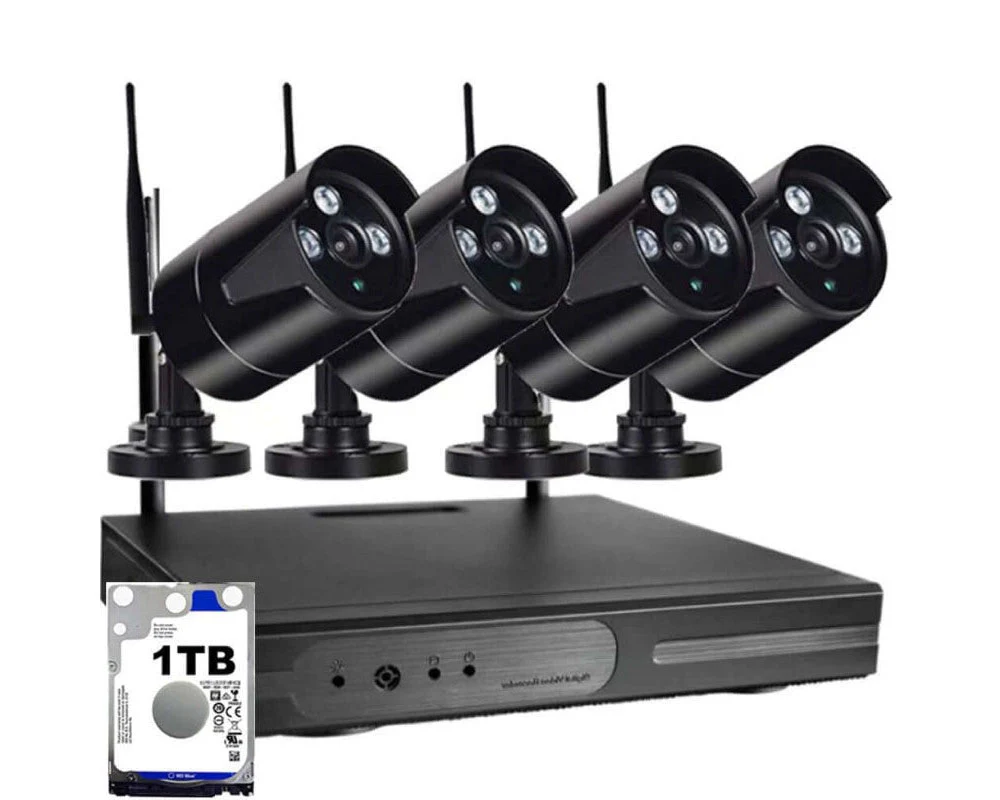 Wireless security Camera system 1TB 2MP - Image 2