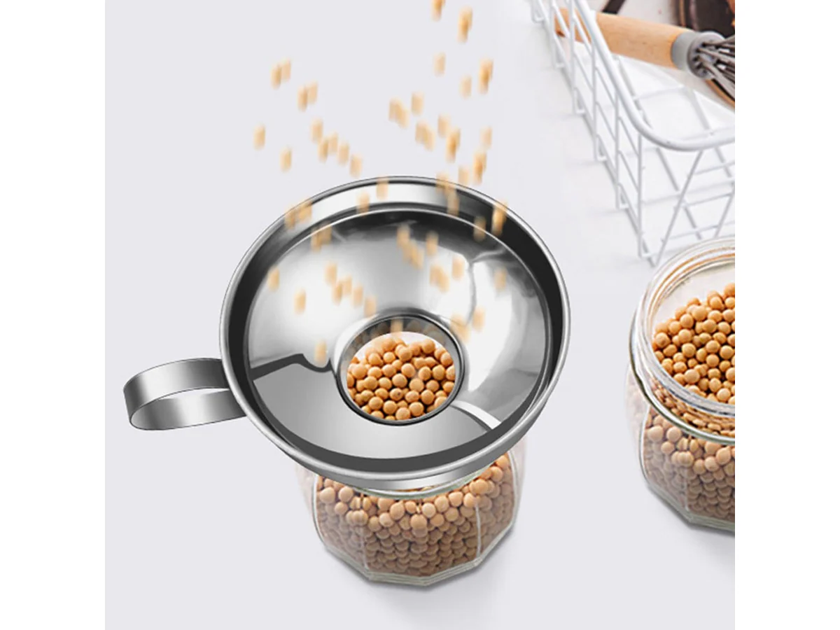 Stainless Steel Kitchen Funnel Set - Image 6