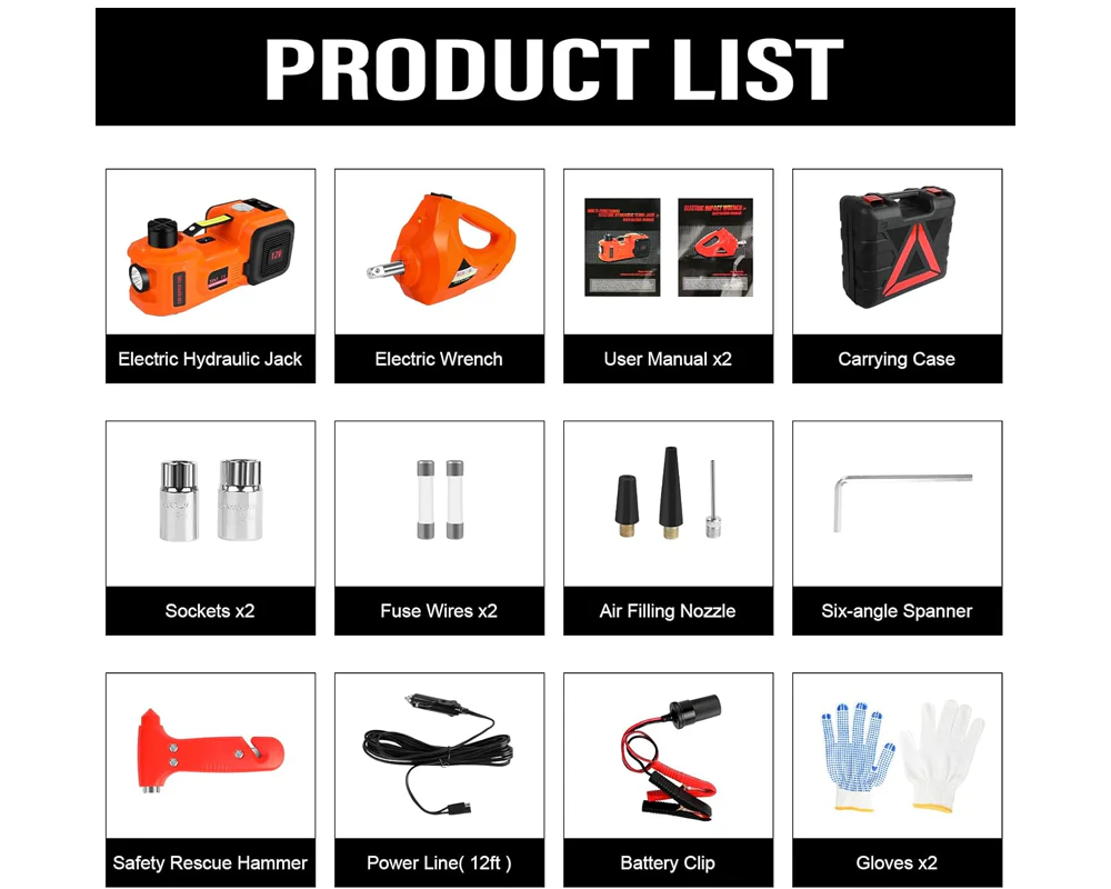 Car Electric Hydraulic Floor Jack - Image 7