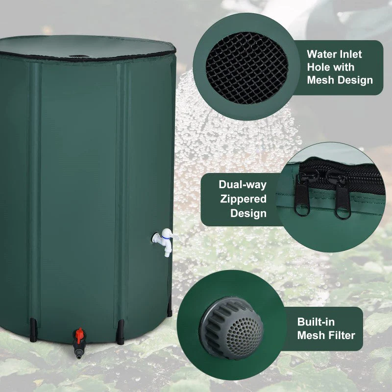 500L Rainwater Tank Barrel - Image 4