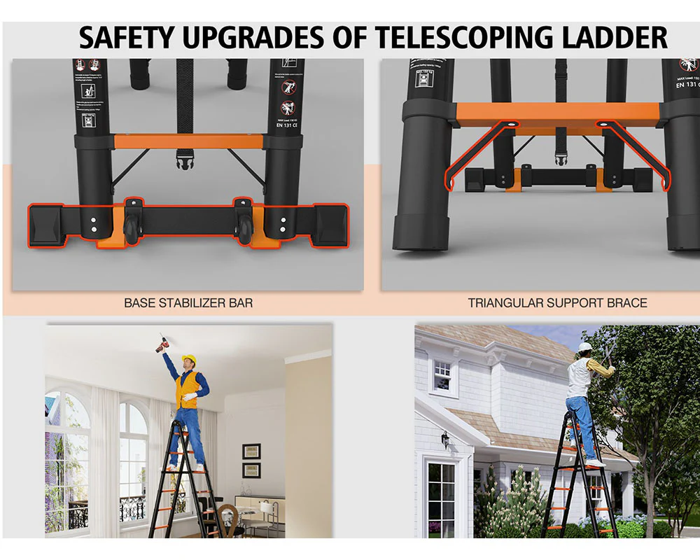 Telescopic Ladder 5M - Image 9