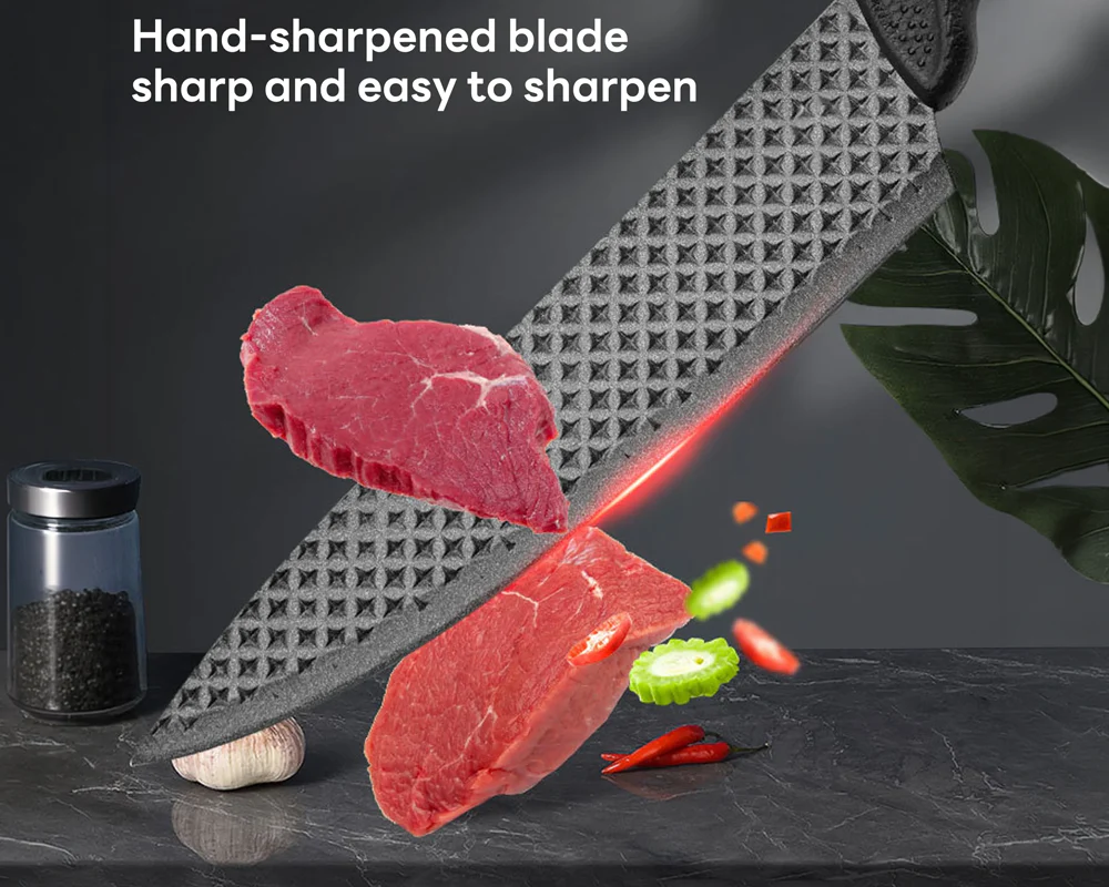 Kitchen Knife Set with Knife Block - Image 3