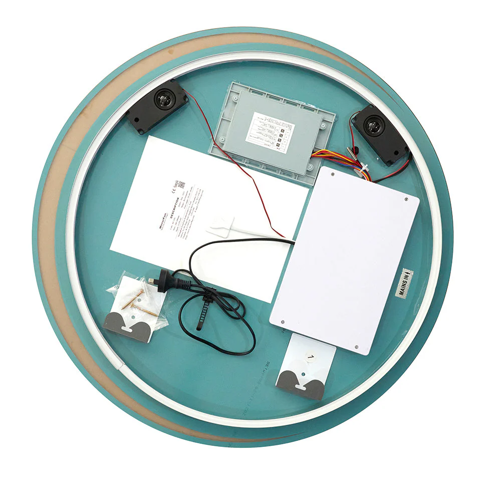 Bathroom LED Mirror Round Frameless 60CM - Image 3