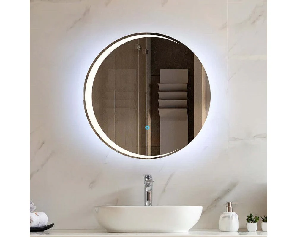 Bathroom LED Mirror Round Frameless 60CM - Image 5