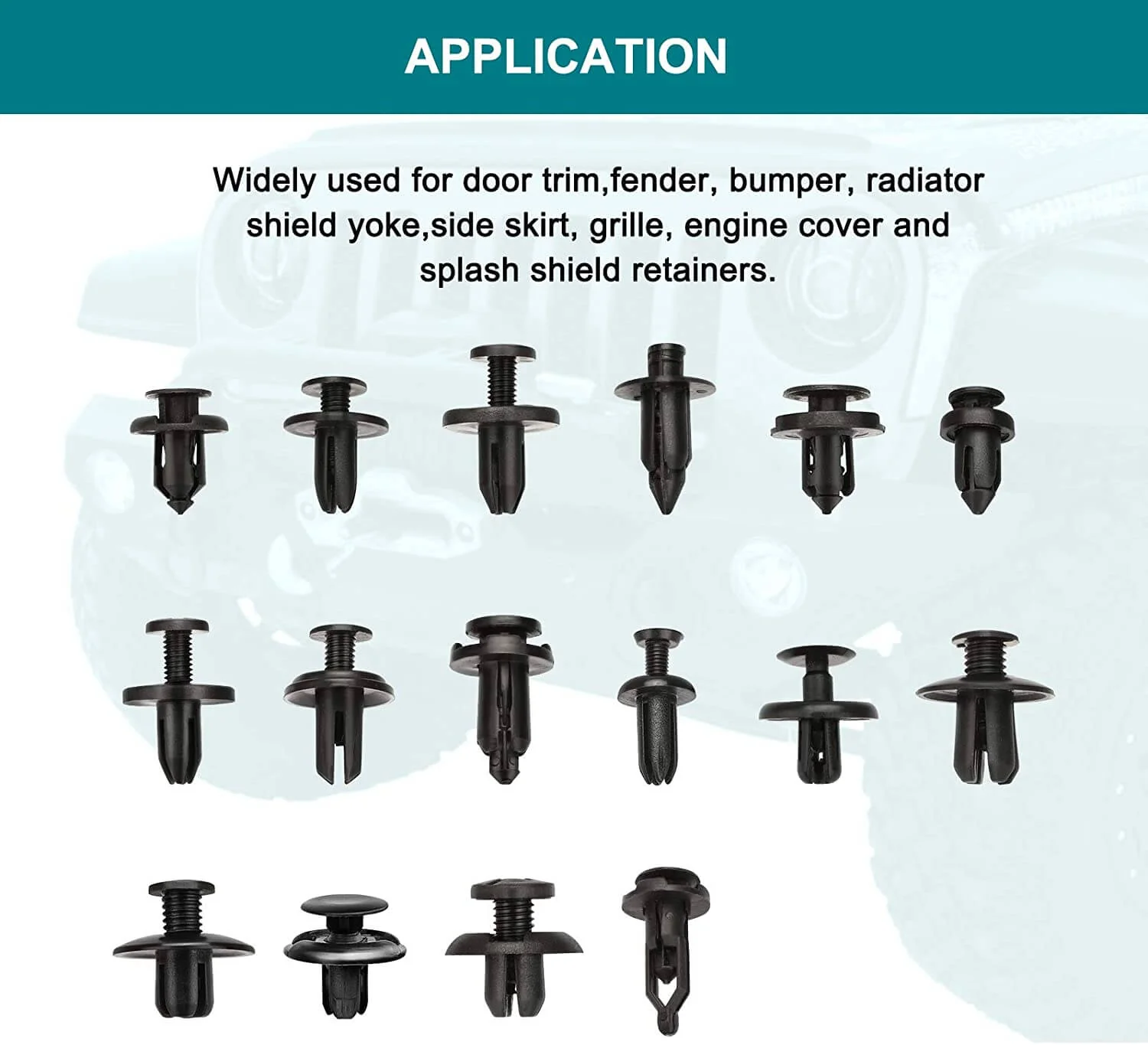 Car Trim Body Clips Kit 620PCS - Image 5