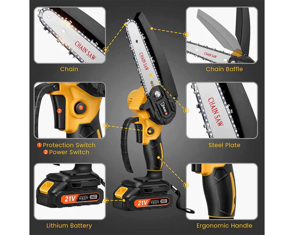Mini Chainsaw Cordless Power ChainSaws - Image 3