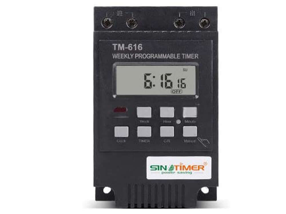 7 Day Timer, Din Rail Mount, Ac230 V 30A Output Black - Image 2