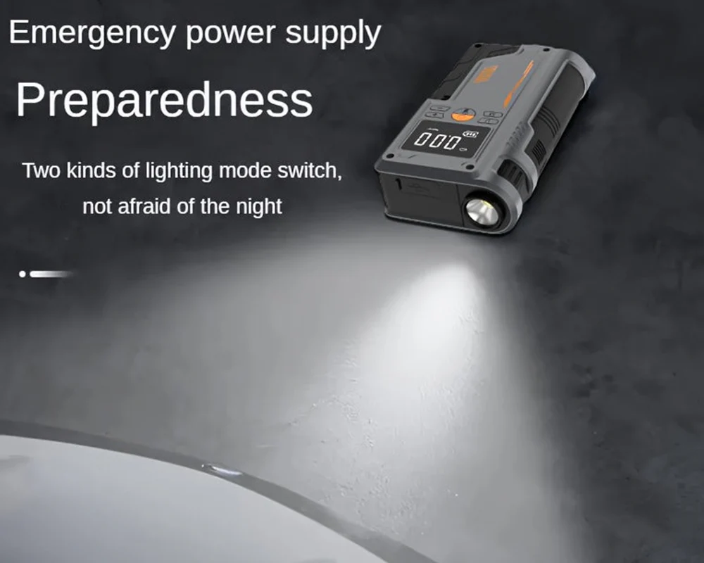 Portable Car Jump Starter with Air Pump - Image 3