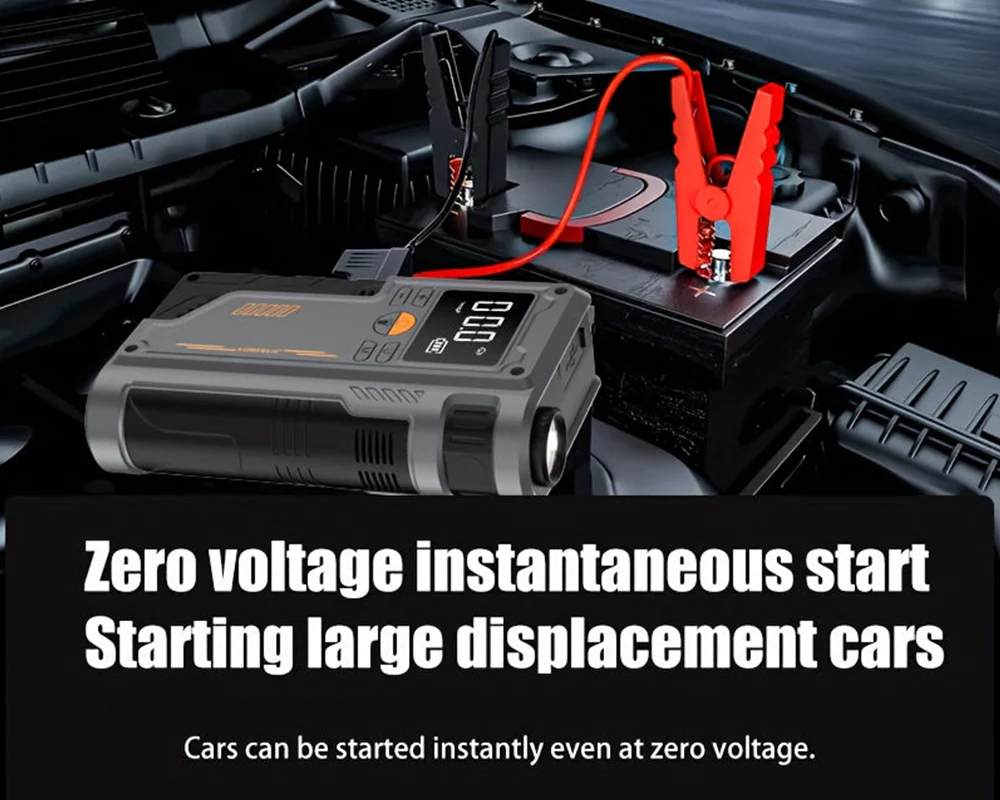 Portable Car Jump Starter with Air Pump - Image 5