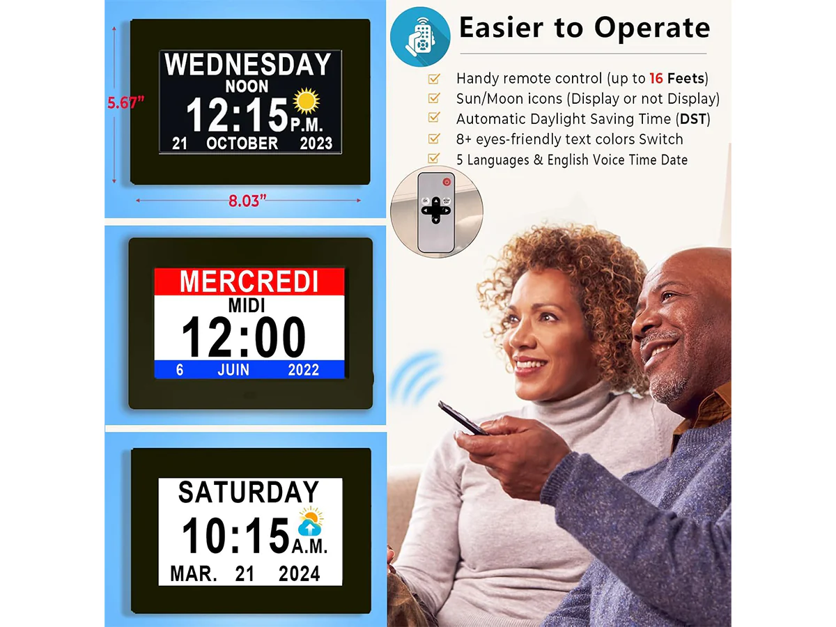Digital Calendar Day Clock - Image 8