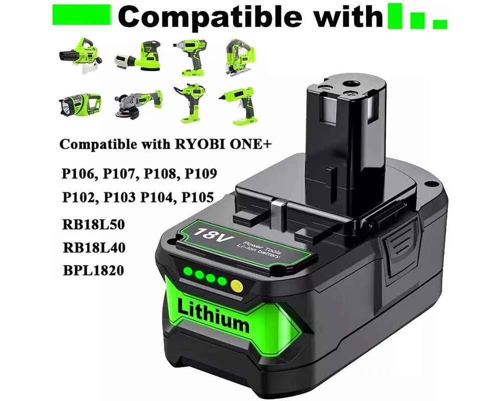 Ryobi 18V Battery 8000mAh Replacement Battery - Image 7
