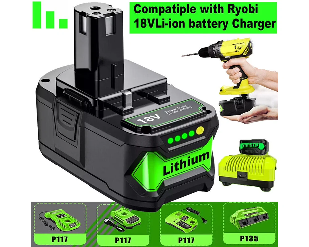 Ryobi 18V Battery 8000mAh Replacement Battery - Image 8