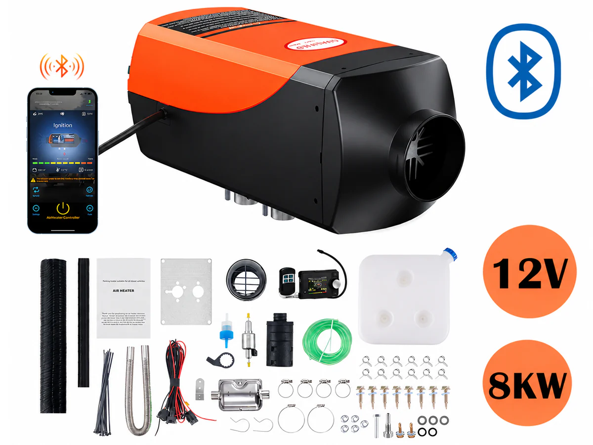 12V 8KW Smart Diesel Air Heater - Image 2