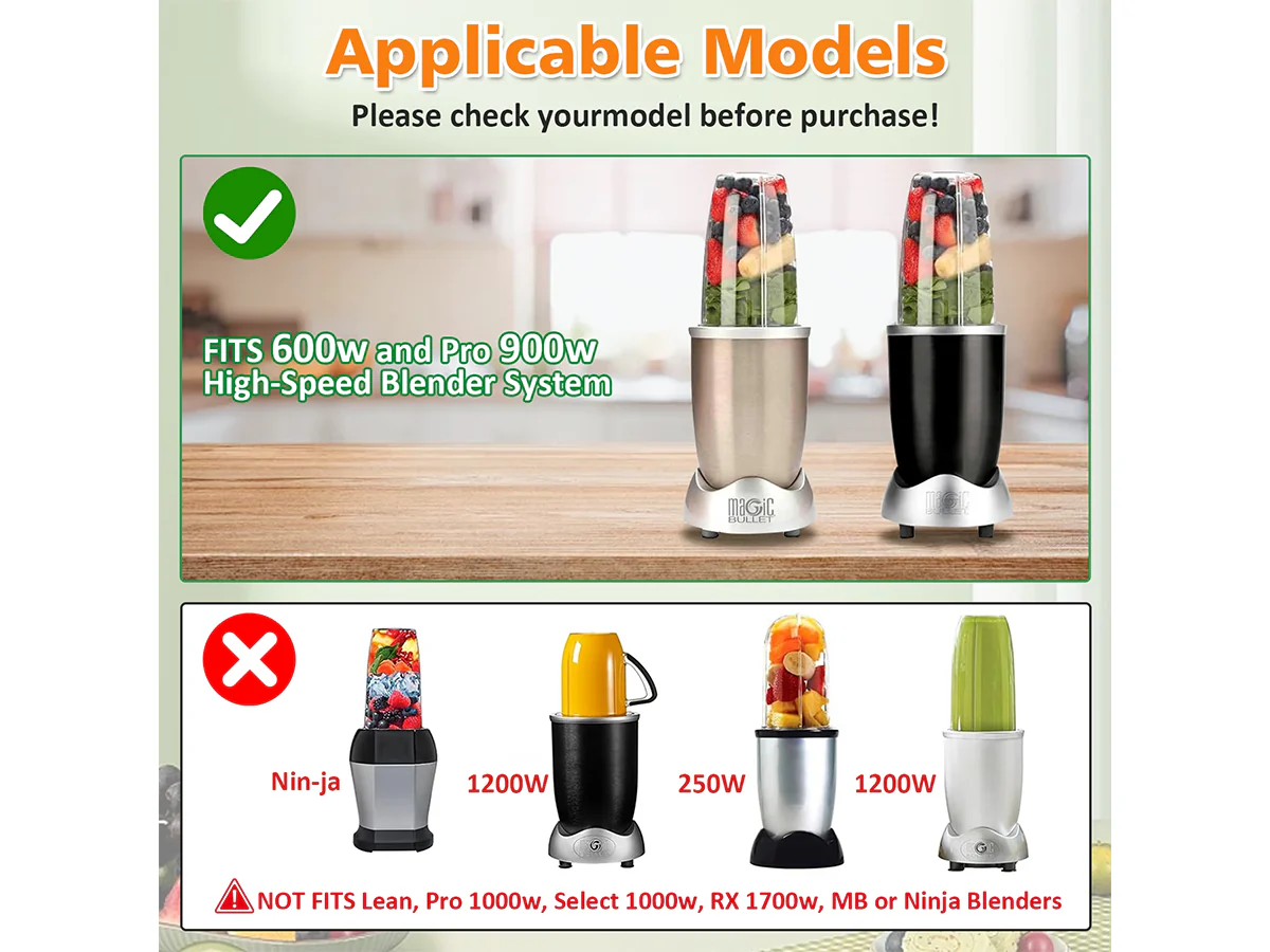 Replacement NutriBullet Blade 600W 900W With Seals NutriBullet - Image 6