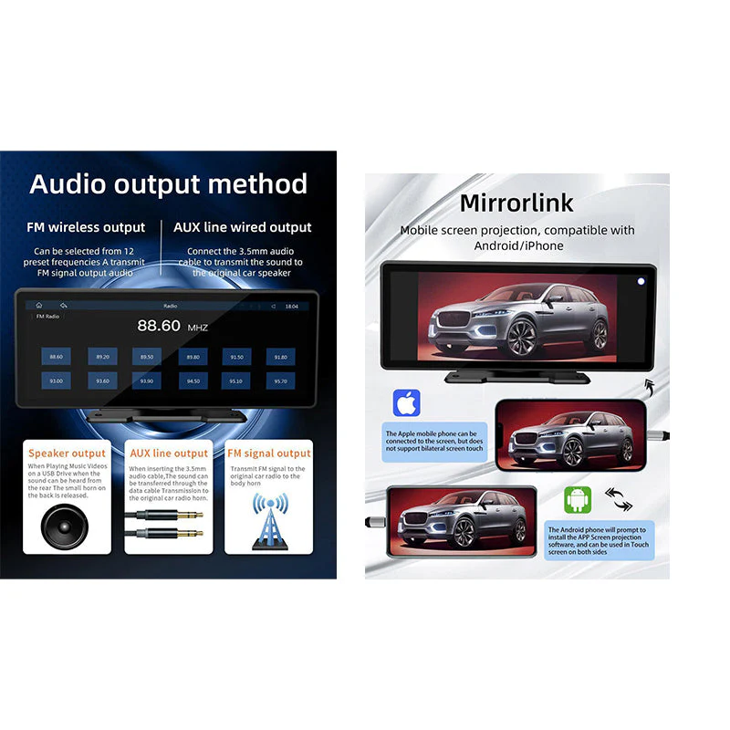 Apple Carplay Android auto Car Stereo Player - Image 6