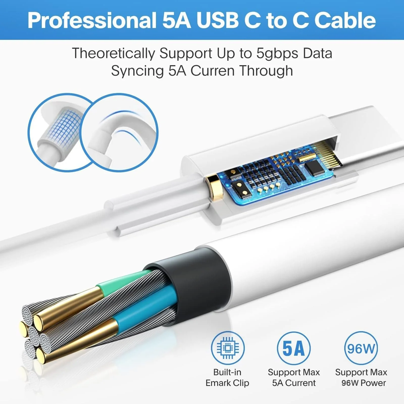 96W USB C Replacement MacBook Pro Charger - Image 9