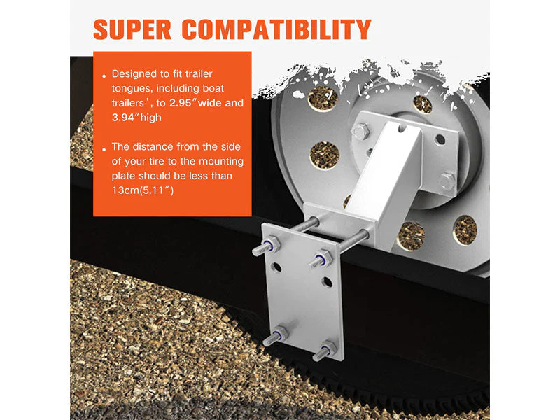 Trailer Wheel Bracket Spare Tire Carrier - Image 3