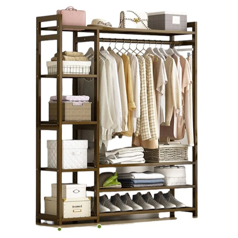 Bamboo Wardrobe Clothes Rack - Image 8