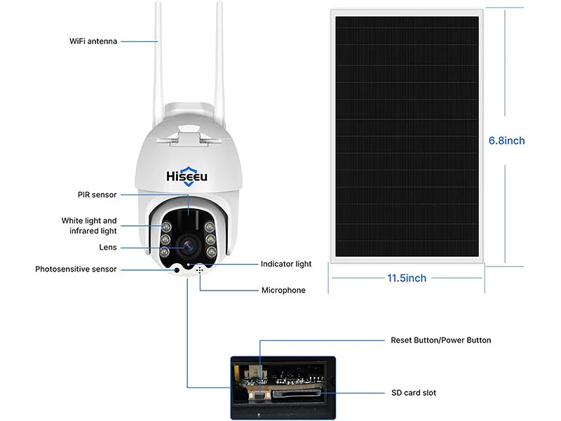Wireless Security Camera Solar camera - Image 5